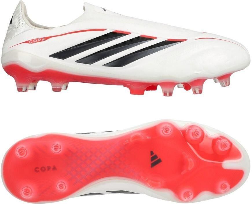 Adidas Copa Pure IV Elite Laceless FG Born For Goals Wit Zilver Zwart Helder rood