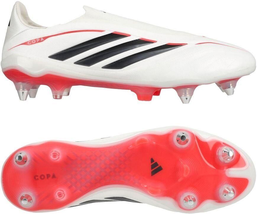 Adidas Copa Pure IV Elite Laceless SG Born For Goals Wit Zilver Zwart Helder rood