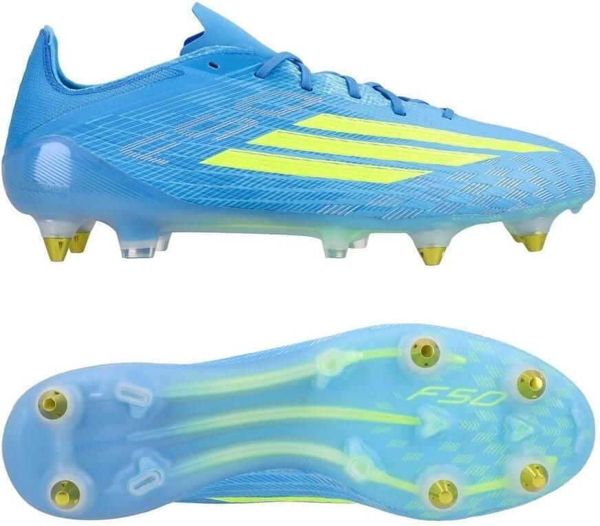 Adidas F50 Elite SG Ice Cold Precision Lucid Ray Blue Geel Light Utility Aqua