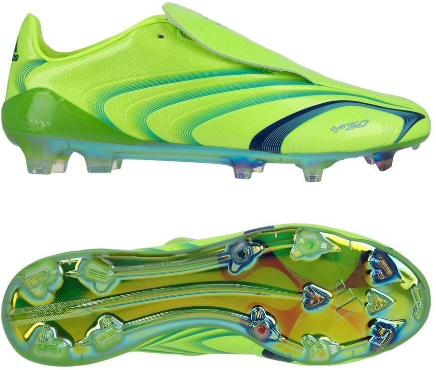 Adidas F50 Elite Tunit FG Lucid Lemon Blauw Light Utility Aqua LIMITED EDITION