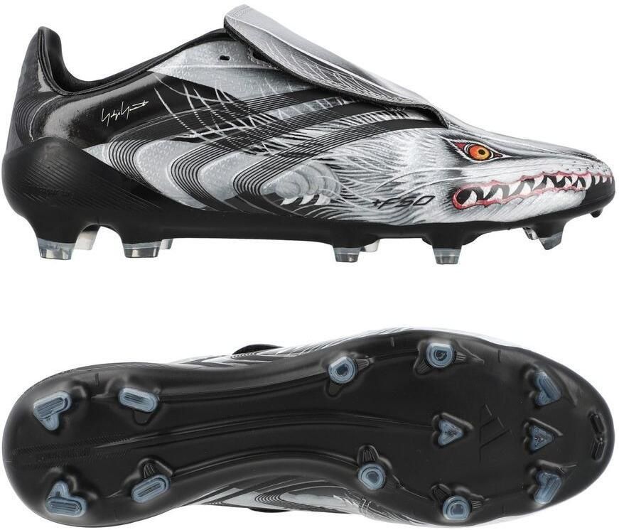 Adidas F50 Elite Tunit Y-3 FG Zilver Zwart Grijs LIMITED EDITION