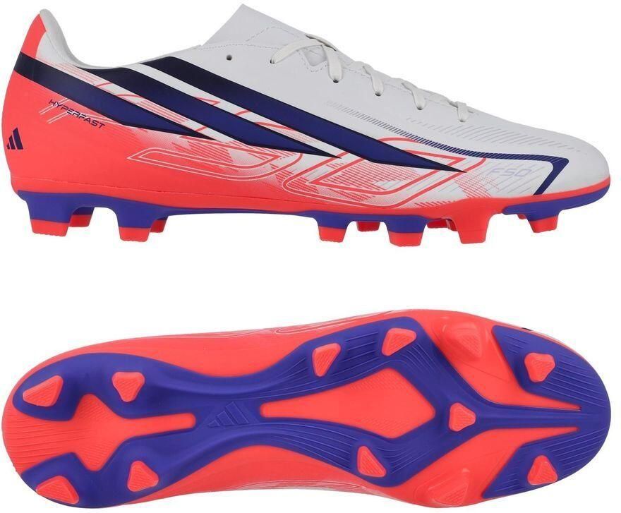 Adidas Perfor ce F50 Hyperfast Club FG MG senior imitatieleren voetbalschoenen roze paars - Foto 6