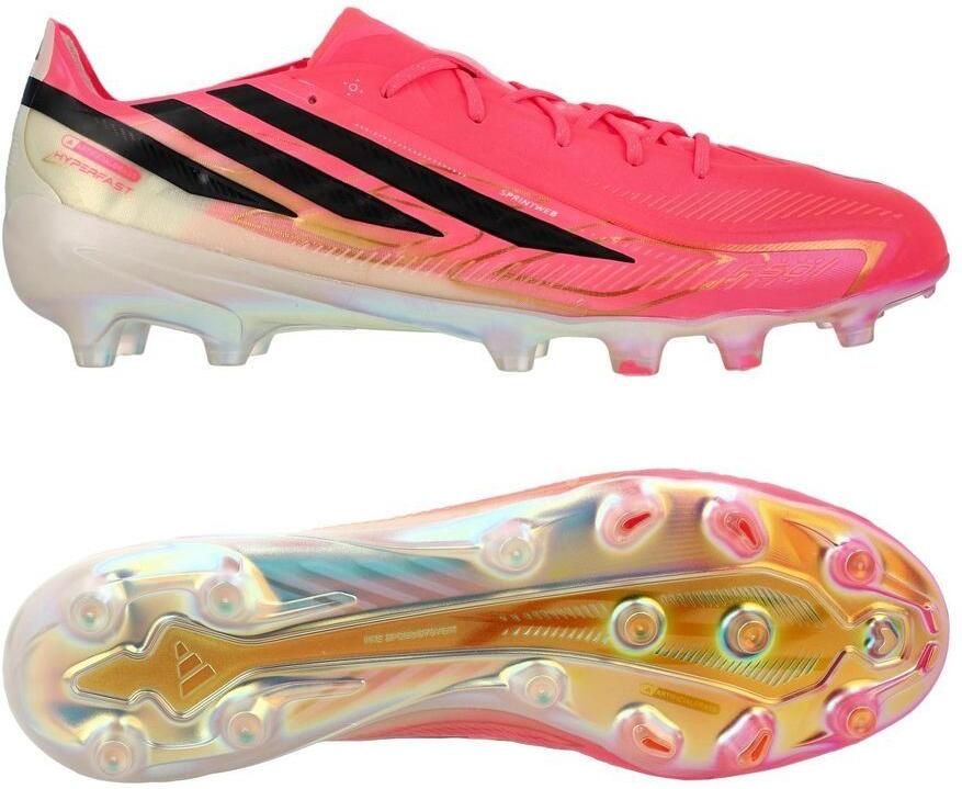 Adidas F50 Hyperfast Elite AG Road to Glory Solar Turbo Zwart Goud