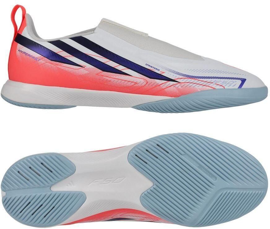 Adidas F50 Hyperfast League Laceless Indoor Voetbalschoenen Kids