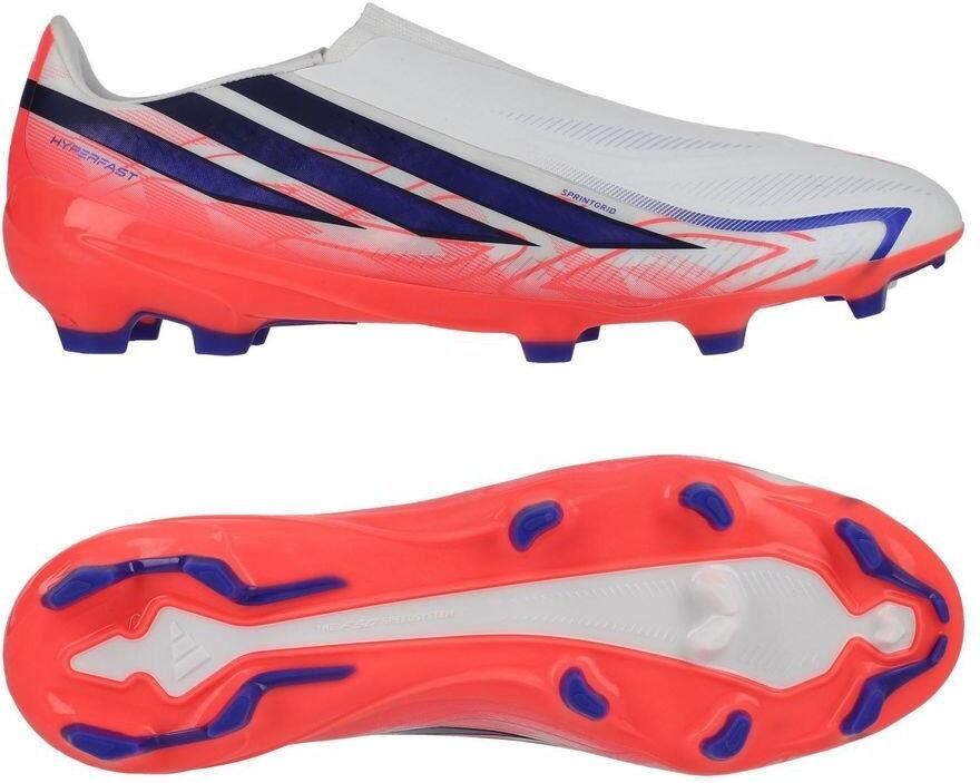 Adidas Perfor ce F50 Hyperfast League LL FG senior imitatieleren voetbalschoenen roze paars - Foto 2