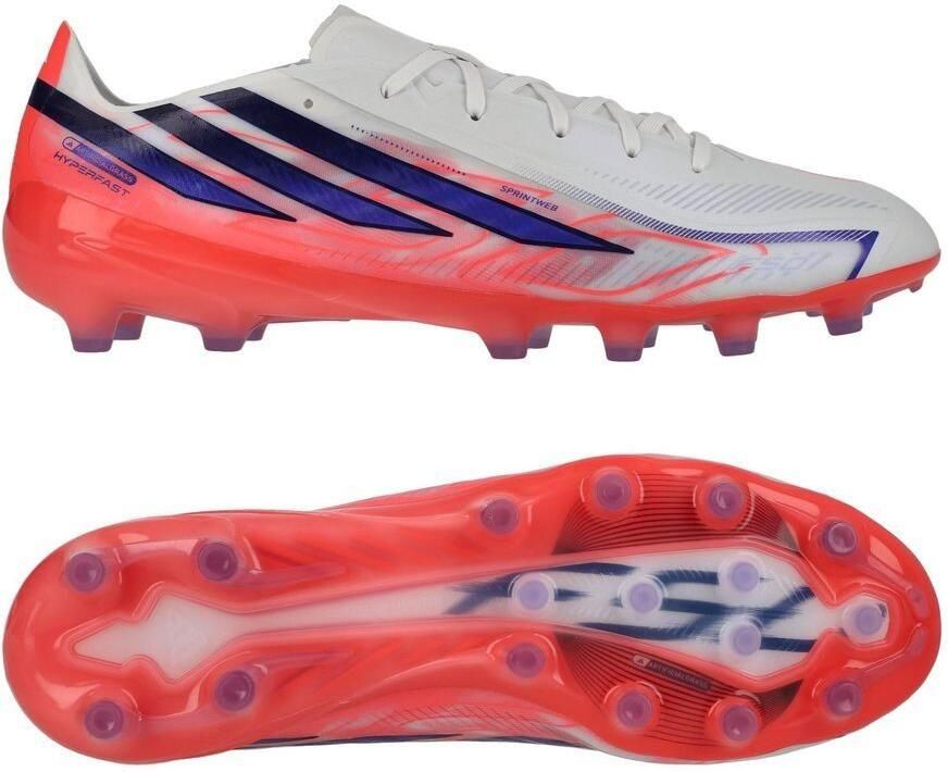 Adidas F50 Hyperfast Pro Kunstgras Voetbalschoenen (AG) Wit Paars Roze
