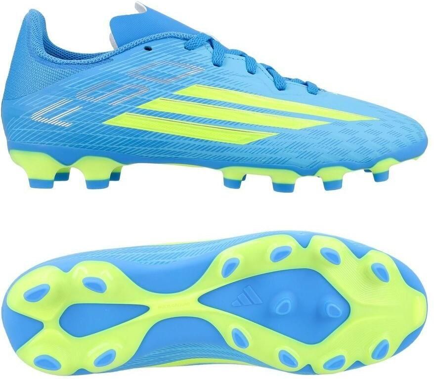 Adidas F50 League MG Ice Cold Precision Lucid Ray Blue Geel Light Utility Aqua Kids