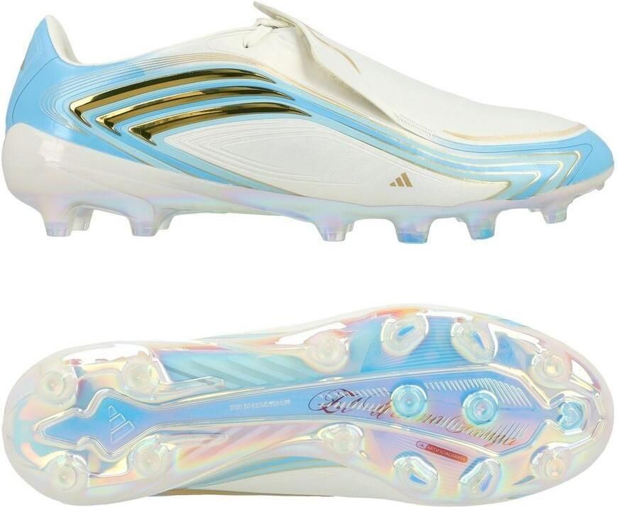 Adidas F50 Messi Elite AG El Ultimo Tango Wit Semiblauwe uitbarsting Icey Blue