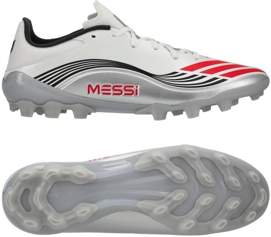 Adidas F50 Messi League 2G 3G AG Prestig10 Wit Helder rood Zilver - Foto 3