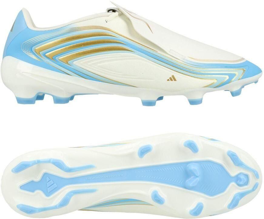 Adidas F50 Messi League FG El Ultimo Tango Wit Semiblauwe uitbarsting Icey Blue - Foto 6