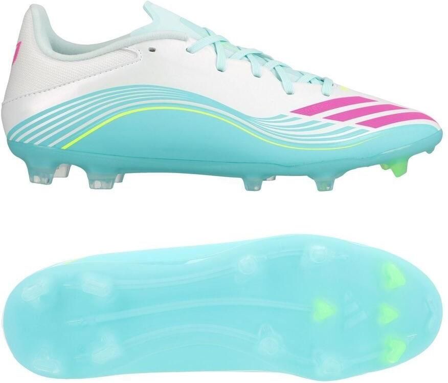 Adidas Perfor ce F50 MESSI LEAGUE Firm Ground Multi Ground Voetbalschoenen Unisex Wit - Foto 6