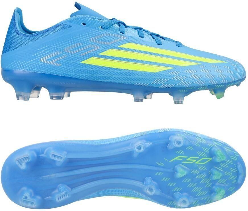 Adidas F50 Pro FG Ice Cold Precision Lucid Ray Blue Geel Light Utility Aqua - Foto 4