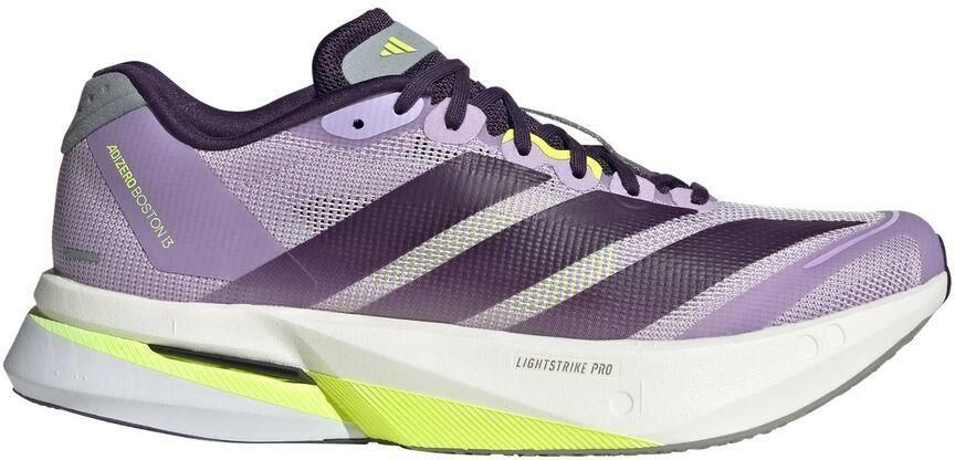 Adidas Hardloopschoenen Adizero Boston 13 Paars Grijs Wit Geel Dames