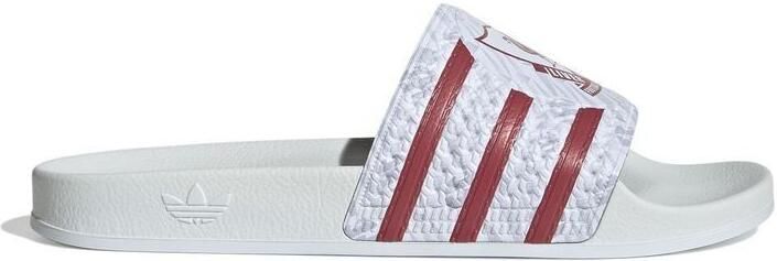 Adidas Liverpool Badslippers Trefoil Wit Aardbei rood