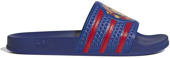 Adidas Manchester United Badslippers Trefoil Blauw Veel rood