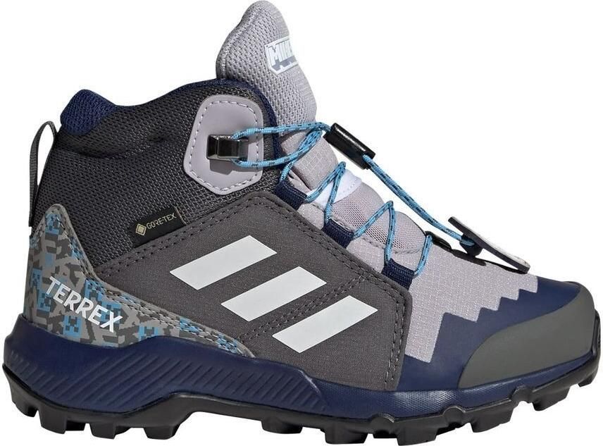 Adidas Terrex Minecraft Terrex Mid Gore-Tex Hikingschoenen Kids Kinderen Grijs