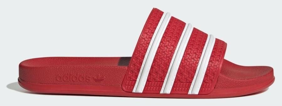 Adidas Originals Adilette badslippers rood wit