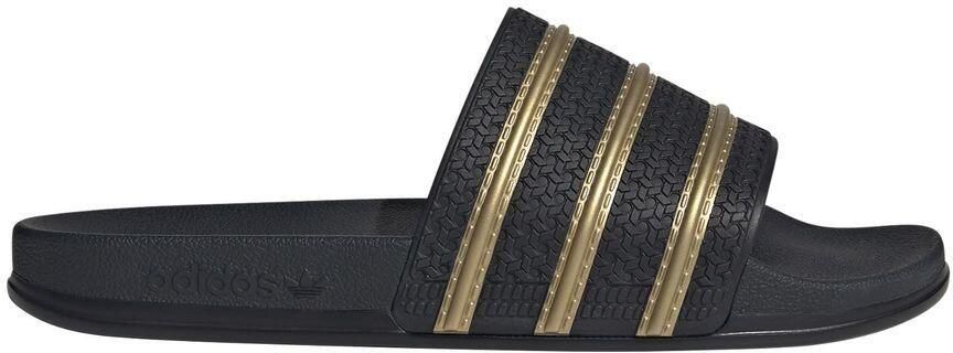 ADIDAS ORIGINALS Muiltjes 'Adilette' goud zwart