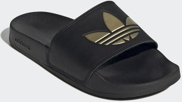 Adidas Originals Lichte zwarte slippers voor vrouwen Black Dames