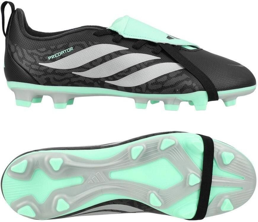 Adidas Predator Club Fold-over Tongue Fg mg Junioren Voetbalschoenen Zwart 2 3 Kinderen - Foto 2
