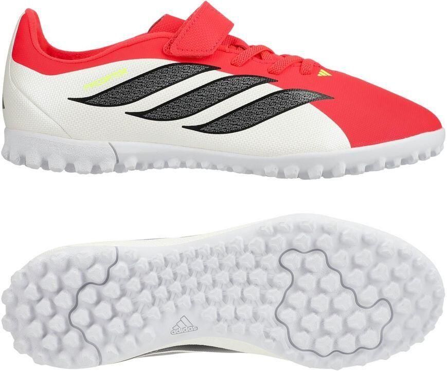Adidas Predator Club Klittenband TF Born For Goals Helder rood Zwart Wit Kids