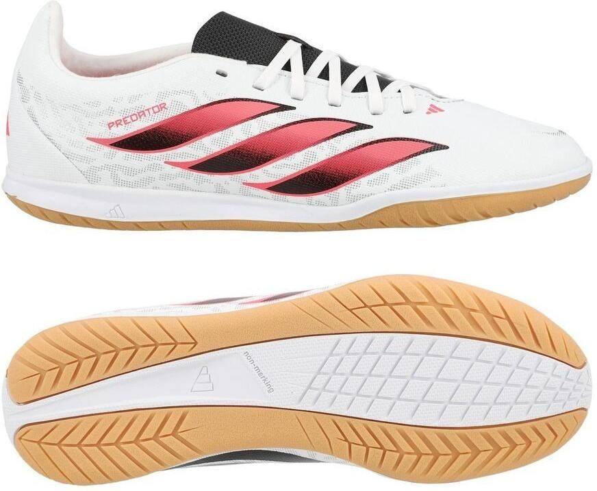 Adidas Perfor ce Predator Club IN Sala junior voetbalschoenen wit roze Imitatieleer - Foto 2