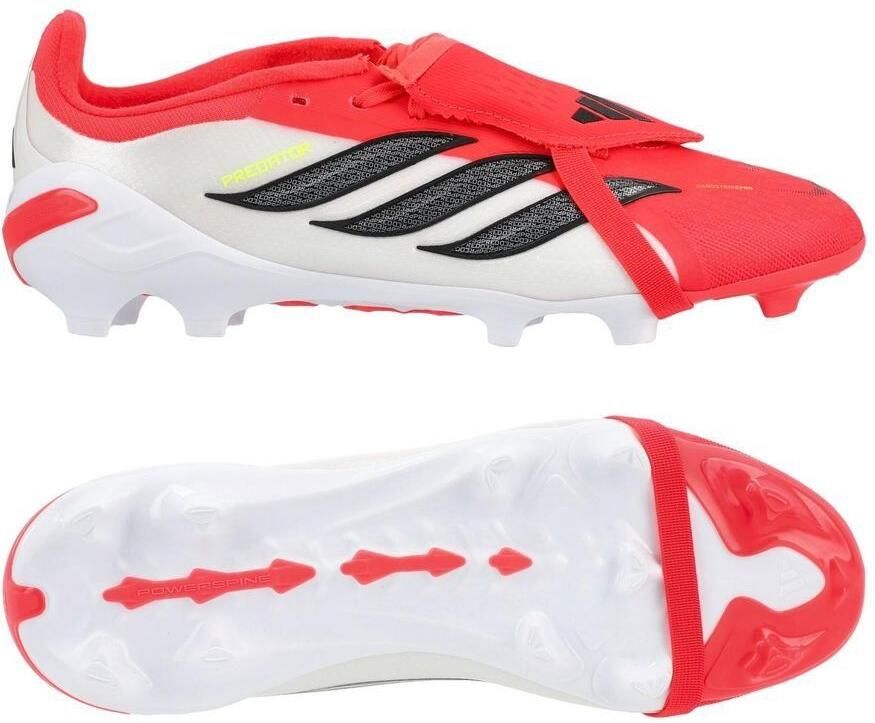 Adidas Predator Elite Fold-over Tongue FG Born For Goals Helder rood Zwart Wit Kids