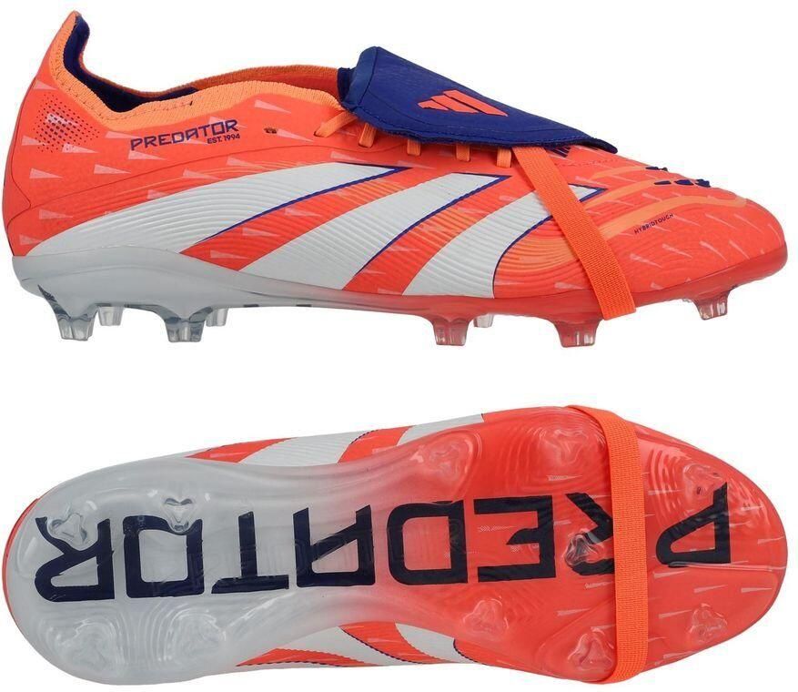 Adidas Predator Elite Fold-over Tongue FG Coral Blaze Oranje Wit Beam Orange Kids