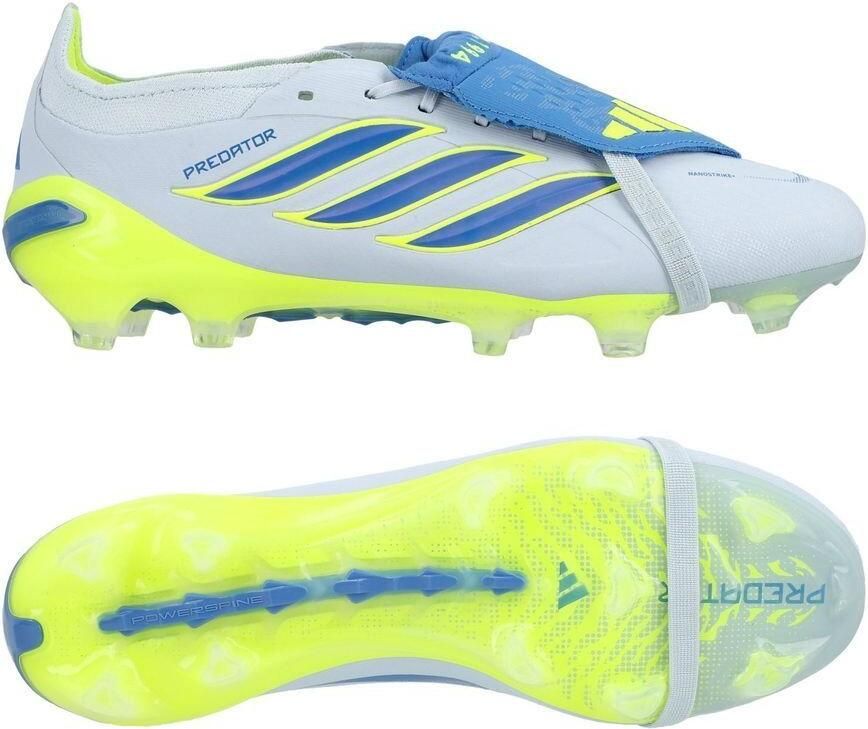 Adidas Predator Elite Fold-over Tongue FG Ice Cold Precision Crystal Sky Ray Blue Geel
