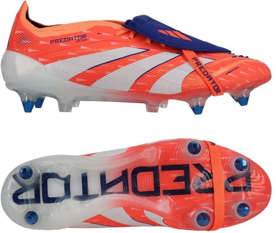 Adidas Predator Elite Fold-over Tongue SG Coral Blaze Oranje Wit Beam Orange