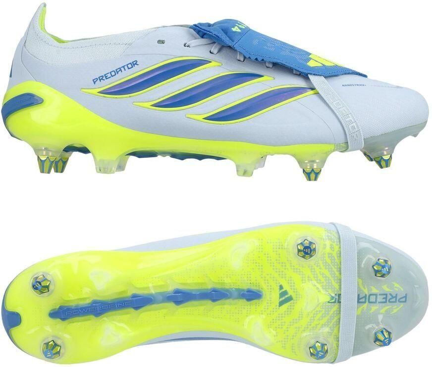 Adidas Predator Elite Fold-over Tongue SG Ice Cold Precision Crystal Sky Ray Blue Geel