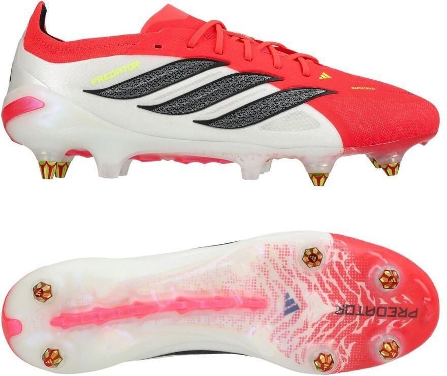 Adidas Predator Elite SG Born For Goals Helder rood Zwart Wit