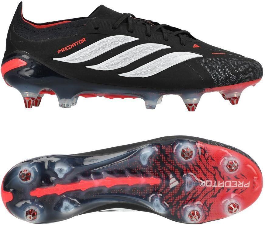 Adidas Predator Elite SG Immortal DNA Zwart Wit Helder rood