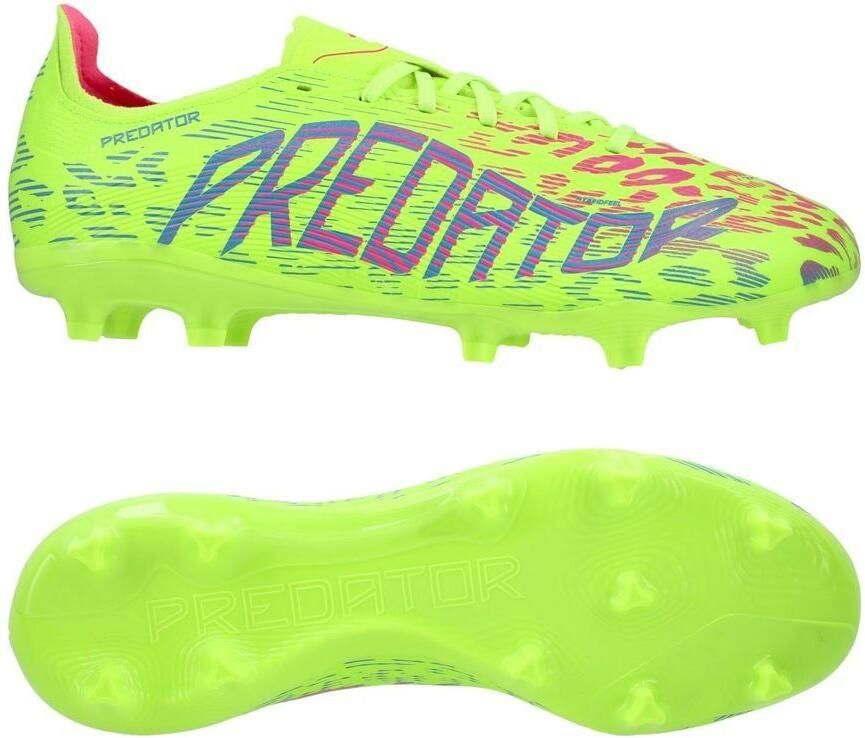 Adidas Predator League FG AG Mystic Victory Lucid Lemon Lucide roze Blue Fusion