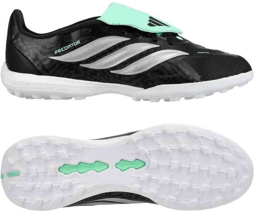 Adidas Predator League Fold-over Tongue Tf Junioren Voetbalschoenen Zwart 1 2 Kinderen - Foto 2