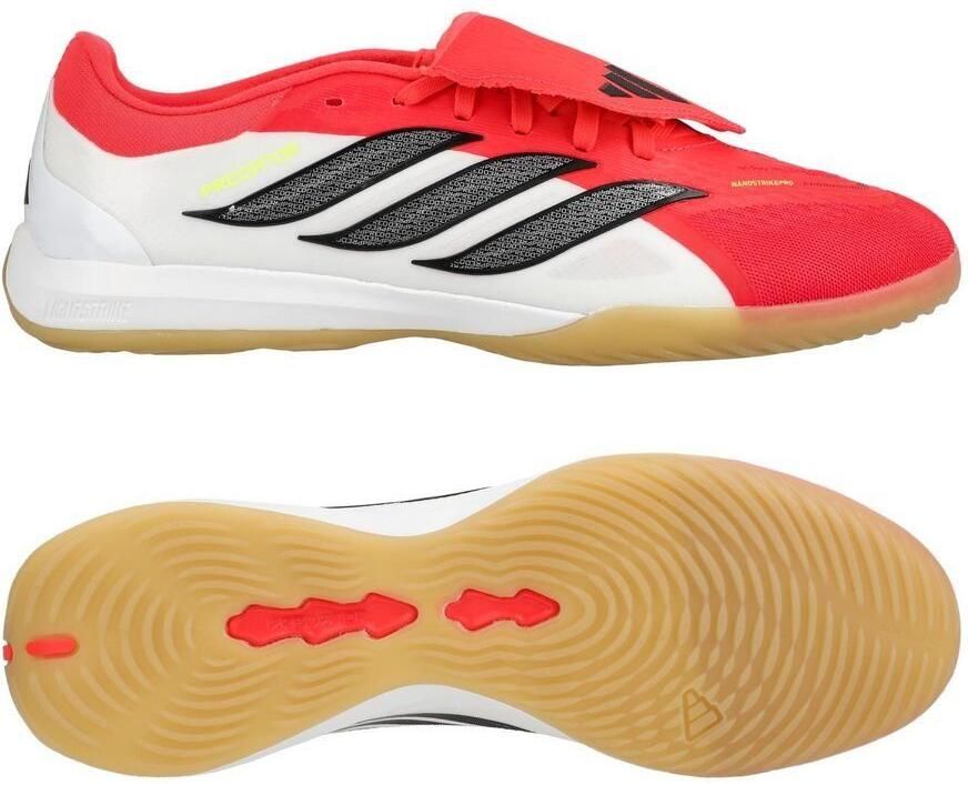 Adidas Predator Pro Fold-over Tongue IN Born For Goals Helder rood Zwart Wit