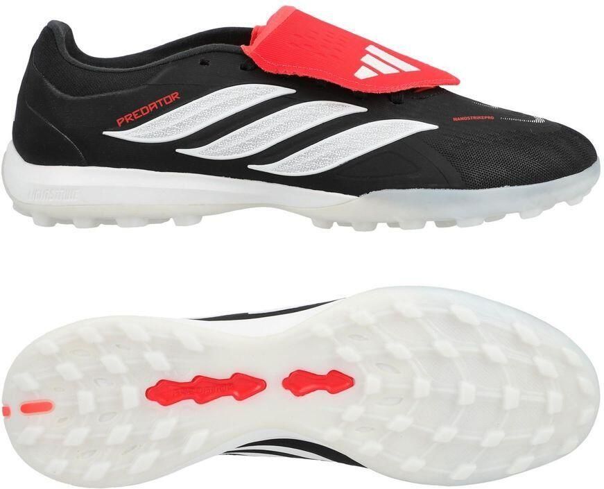 Adidas Predator Pro Fold-over Tongue TF Immortal DNA Zwart Wit Helder rood