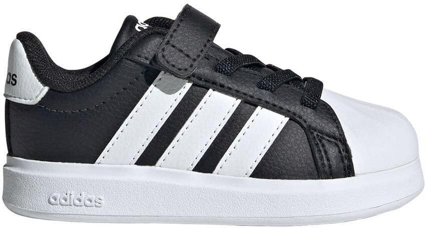 Adidas Sportswear Streettalk sneakers zwart wit Imitatieleer