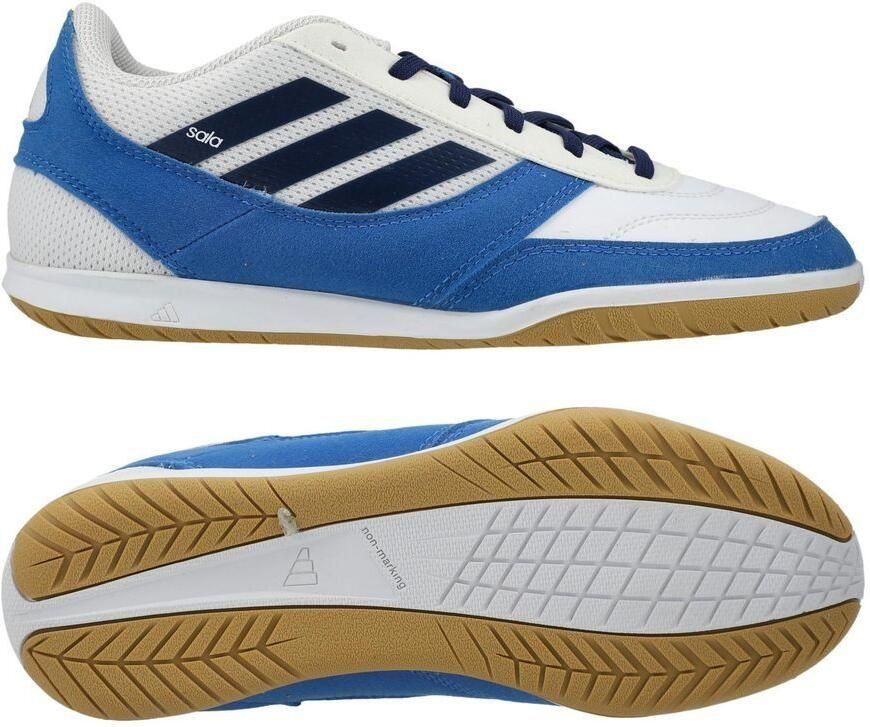 Adidas Top Sala Competition II Zaalvoetbalschoenen (IN) Kids Wit Blauw Donkerblauw