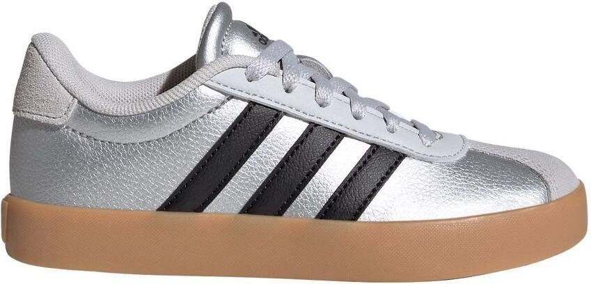 Adidas Sportswear VL Court 3.0 suede sneakers zilvergrijs zwart Leer - Foto 2