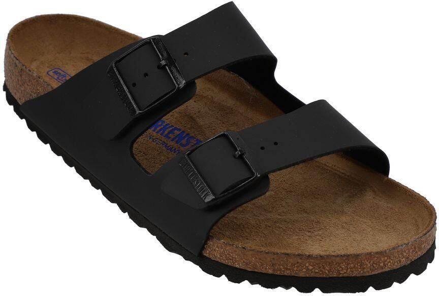 Birkenstock Arizona Slippers Zwart Zacht Voetbed Smal - Foto 7