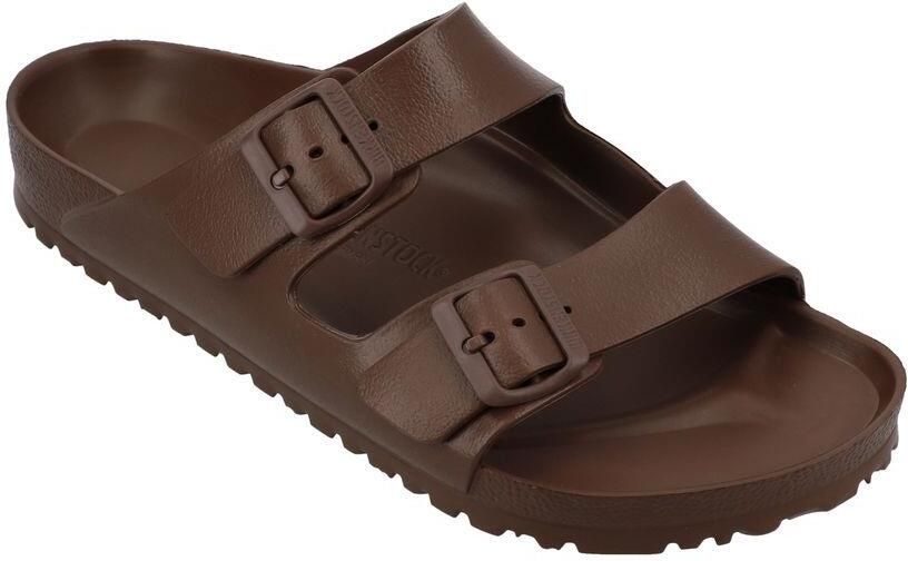 Birkenstock Chocoladebruine Dubbele Band Sandalen Brown Unisex