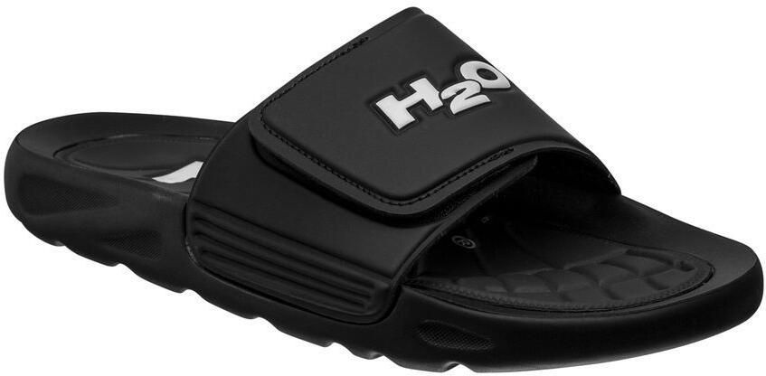 H2O Badslippers Klittenband Zwart