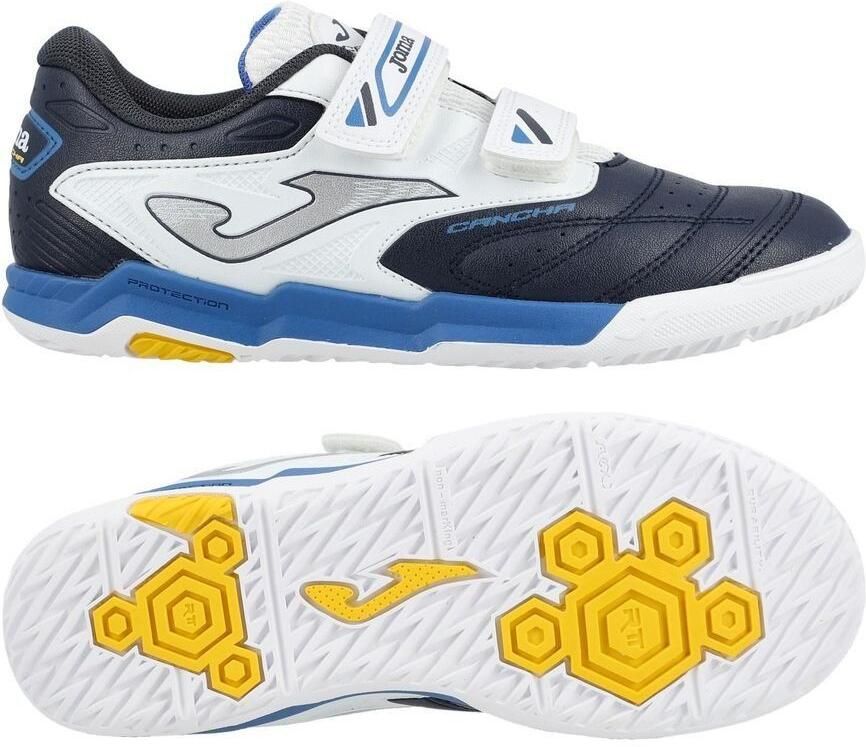 Joma Cancha Klittenband IN Navy Wit Kids