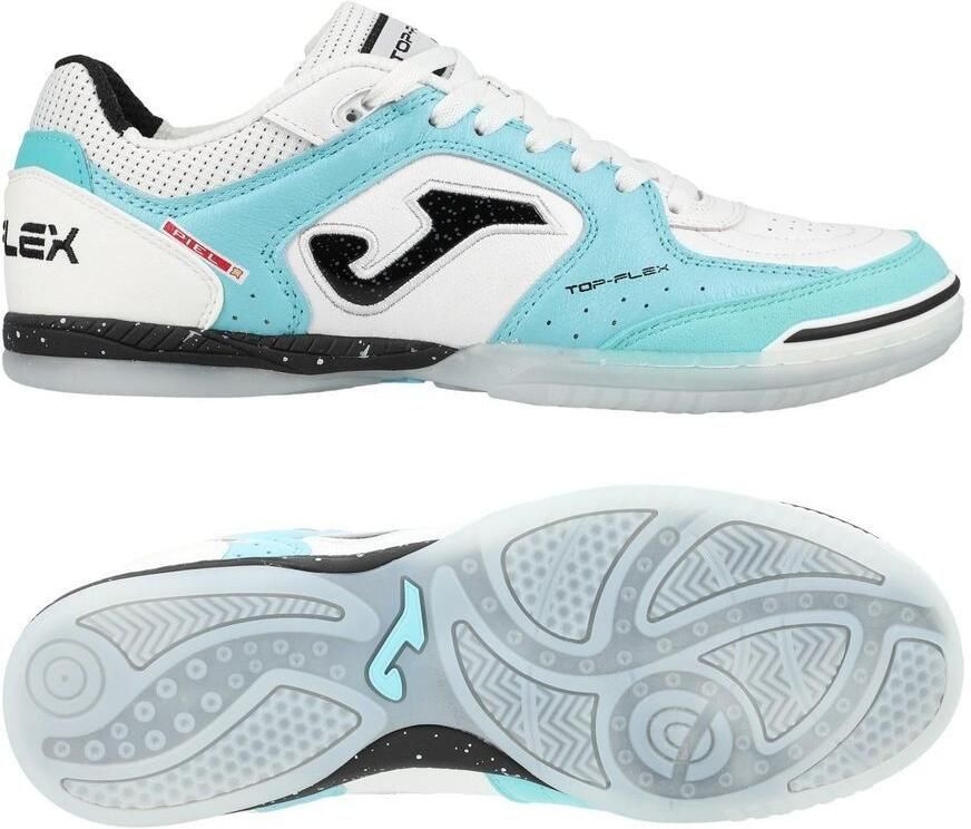 Joma Top Flex Zaalschoenen Wit Blauw 1 2 Man
