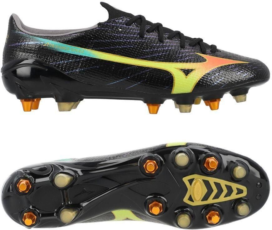 Mizuno Alpha III Elite SG Bright Black Zwart Oranje - Foto 2