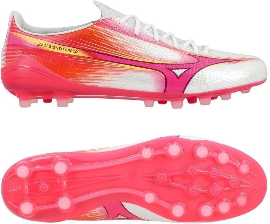 Mizuno Alpha III Made in Japan AG Blazing Flair Wit Roze