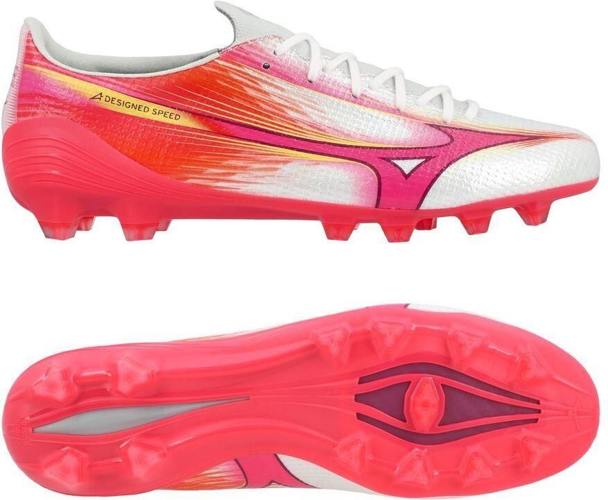 Mizuno Alpha III Made in Japan FG Blazing Flair Wit Roze - Foto 2