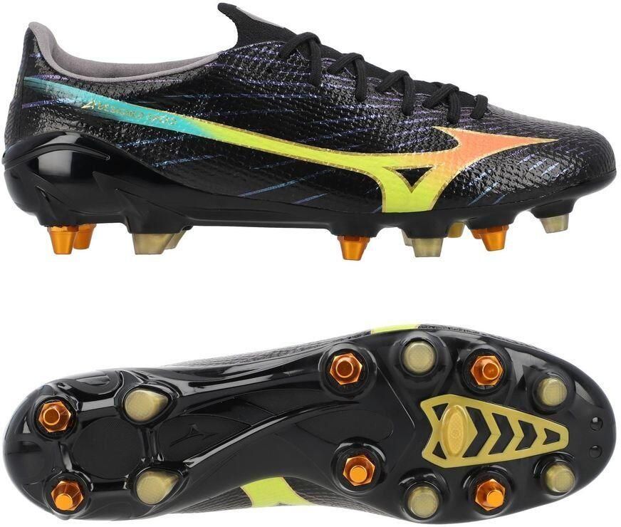 Mizuno Alpha III Made in Japan SG Bright Black Zwart Oranje - Foto 2