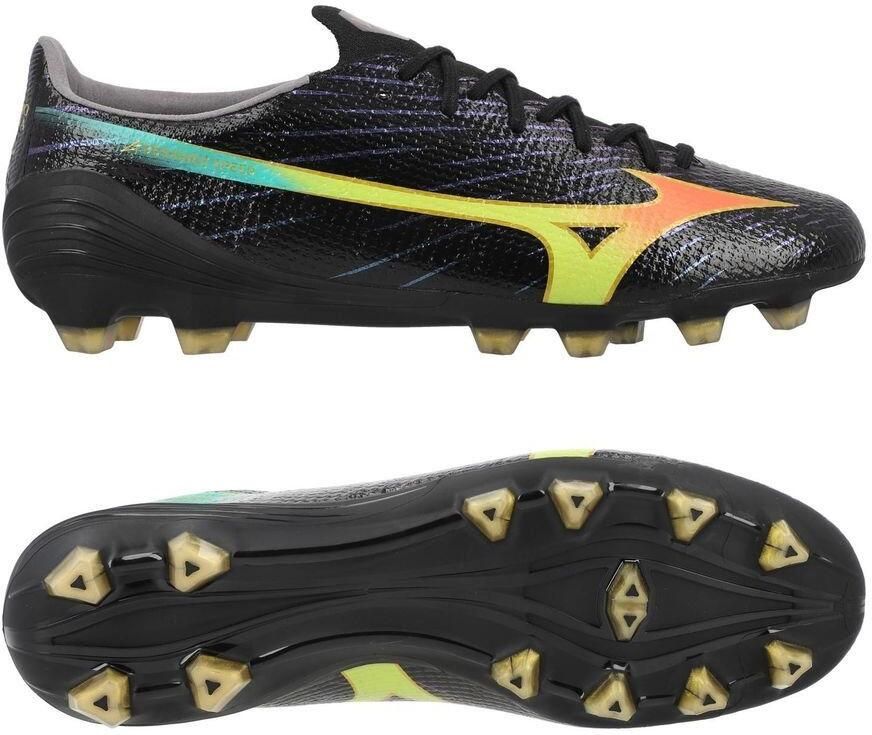 Mizuno Alpha III Pro FG Bright Black Zwart Oranje Evening Prim - Foto 2